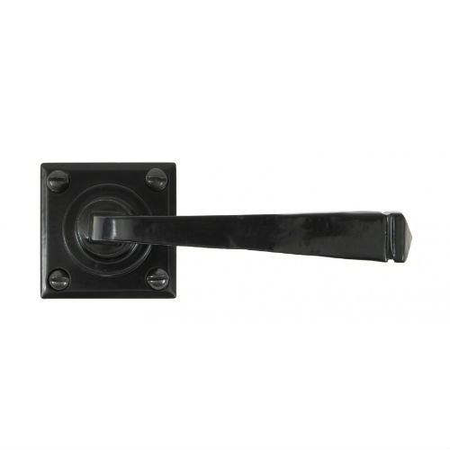 Avon Lever Door Handle on Square Rose